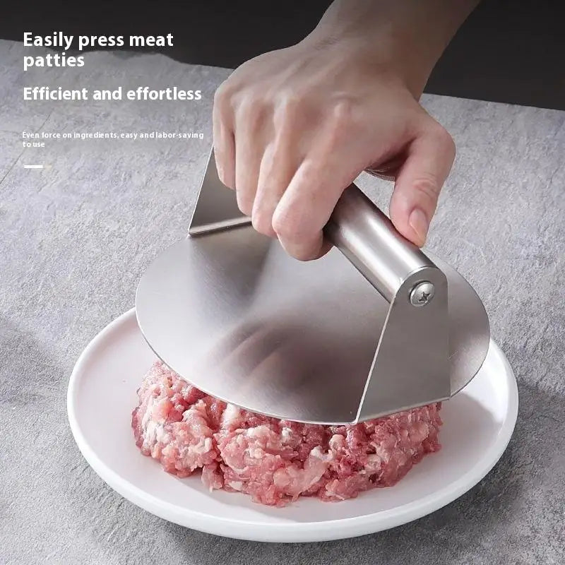 Stainless Steel Smash Burger Press | Circular Patty Mold