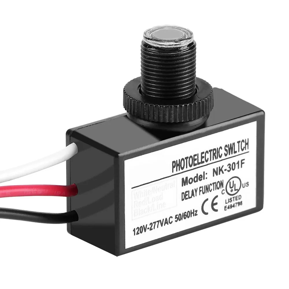IP65 Photocell Switch 120V-277VAC Auto Dusk to Dawn Sensor