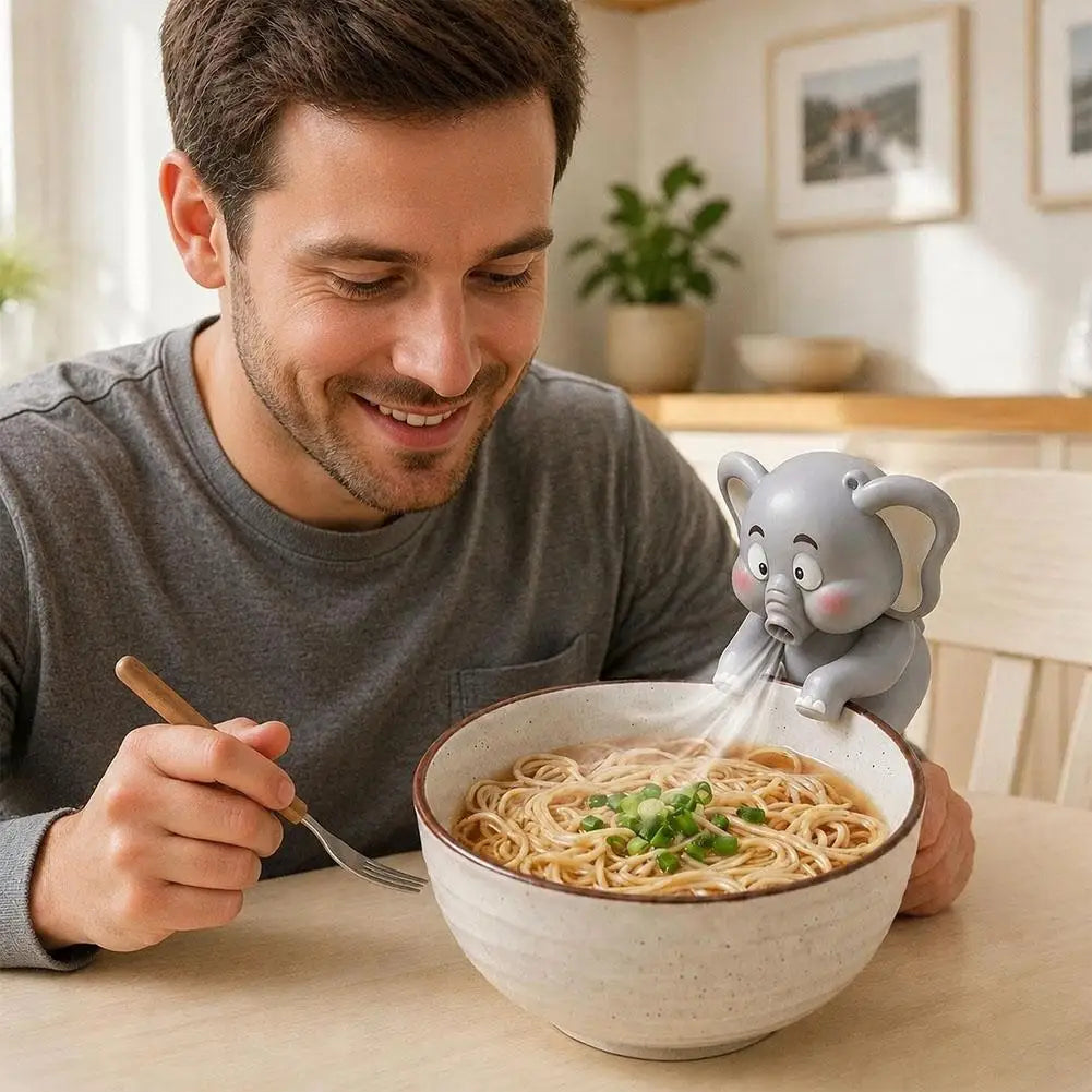 Cute Animal Clip-On Food Cooling Fan – 3 Speeds USB