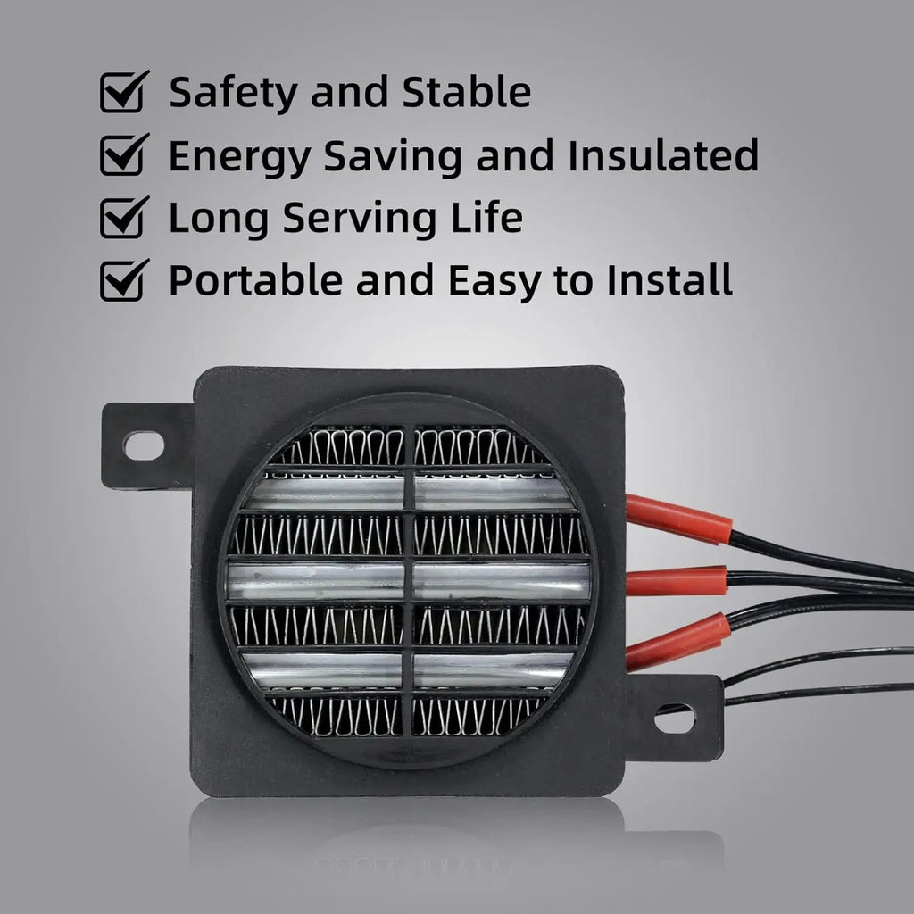 PTC Fan Heater Element 12V 24V 220V 50W–200W Constant Temp