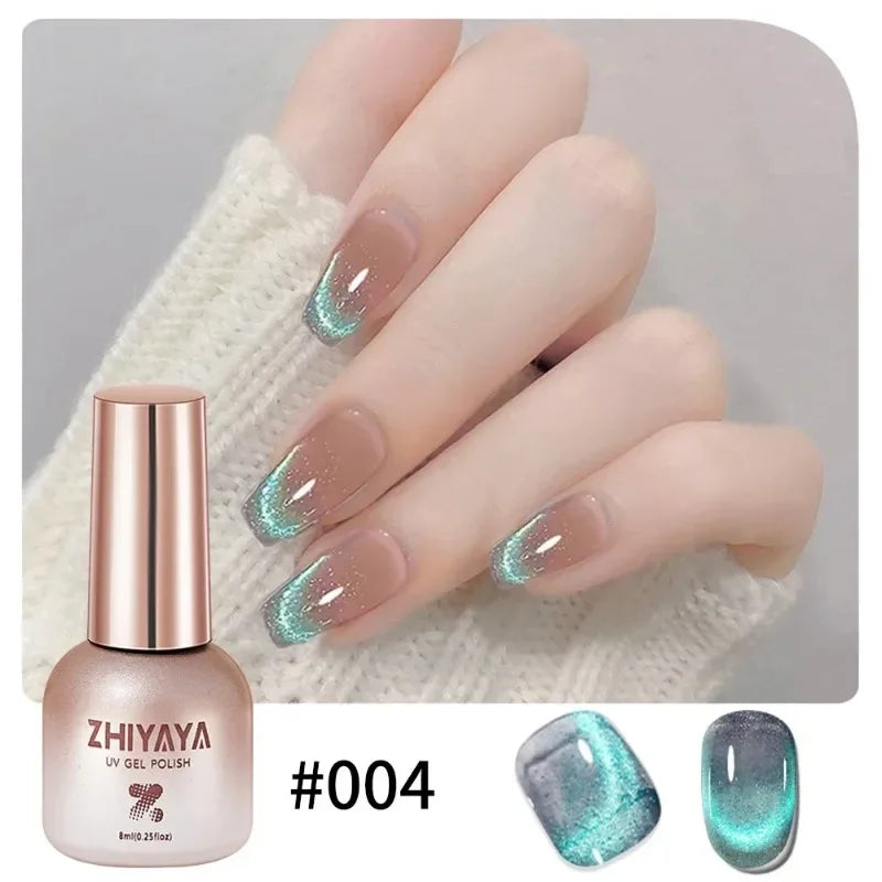Handaiyan Black Cat Eye Magnetic Gel Nail Polish – 8ml
