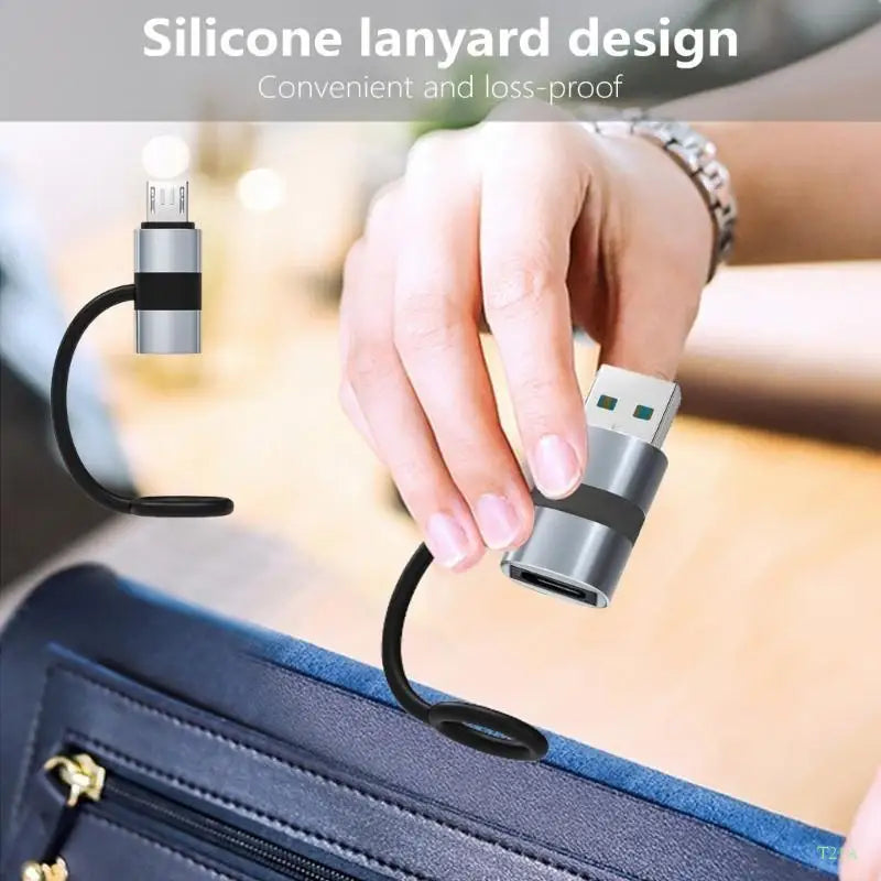 USB to USB-C Adapter 480Mbps PD30W Fast Charging Converter