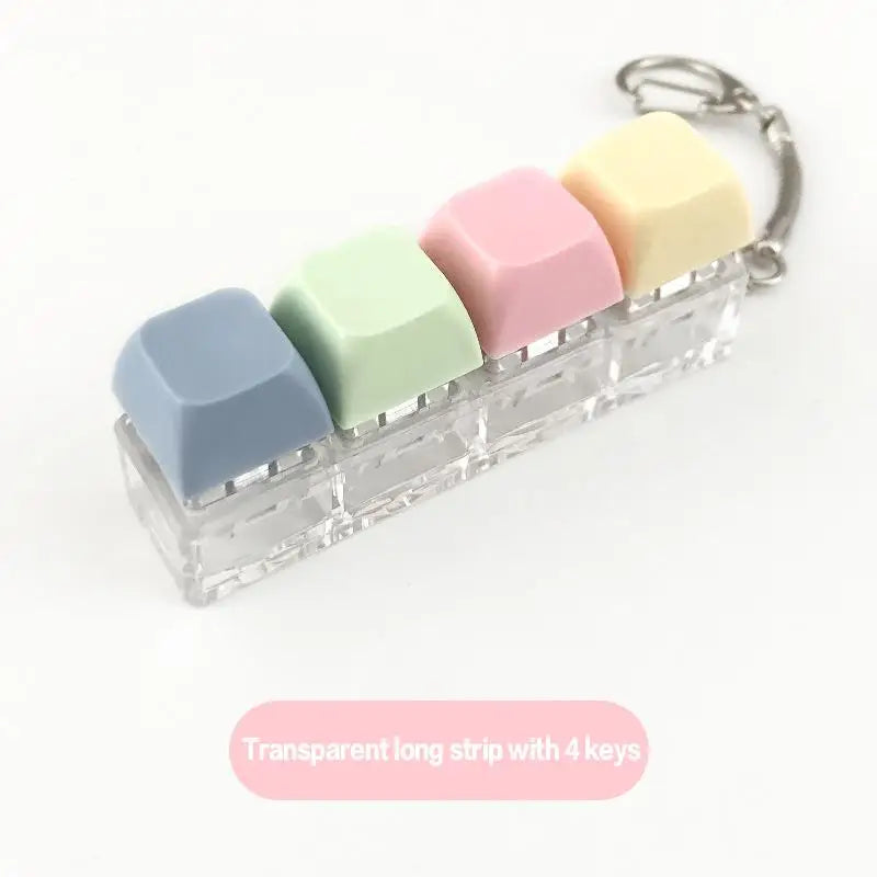 Keyboard Key Fidget Toy – 2/3/4 Button Finger Clicker Desk