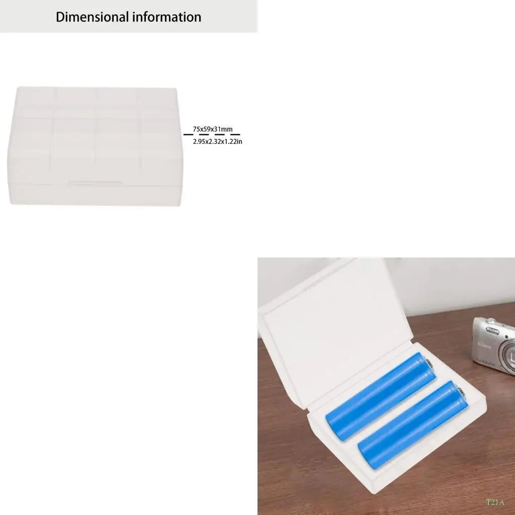 26650 Battery Storage Case – Protective PP Box, 1 or 5 Pack