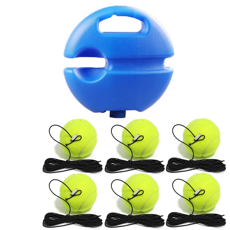Tennis Rebound Trainer – Solo Practice Base, Elastic Rope & Ball