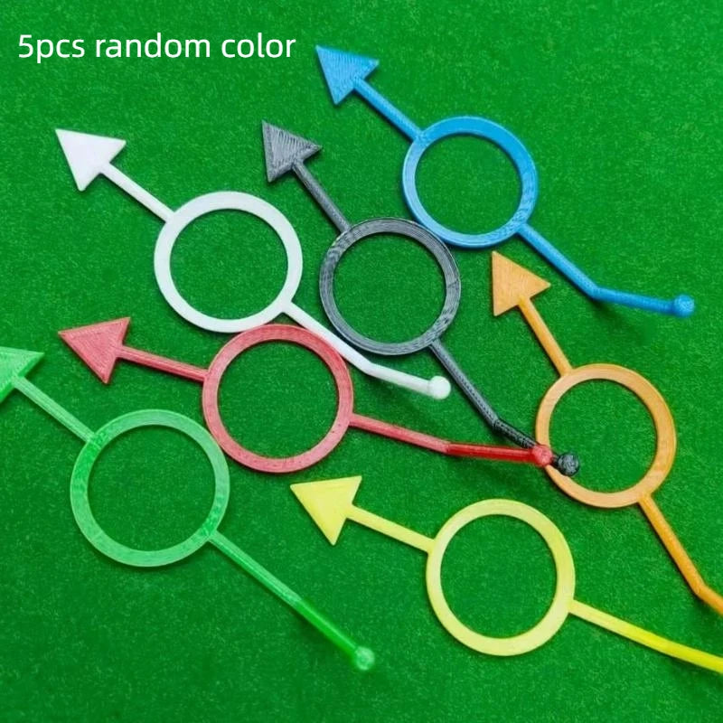 Pool Billiards Aiming Guide Markers – 10-Pack Training Aid