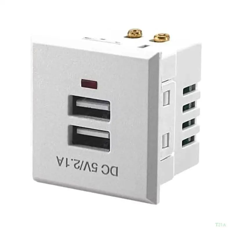 USB Desktop Charging Module 5V 2.1A – Dual USB Outlet Socket