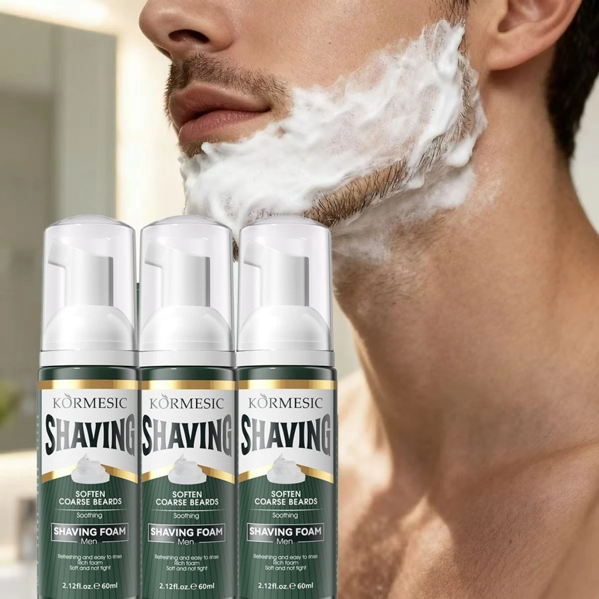 SAMMY Men's Shaving Foam 60ml – Softening & Cleansing