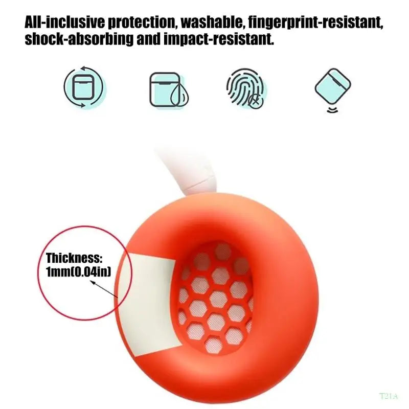 Silicone Ear Pad Covers for CMF Headphones – Soft 98mm Cushion