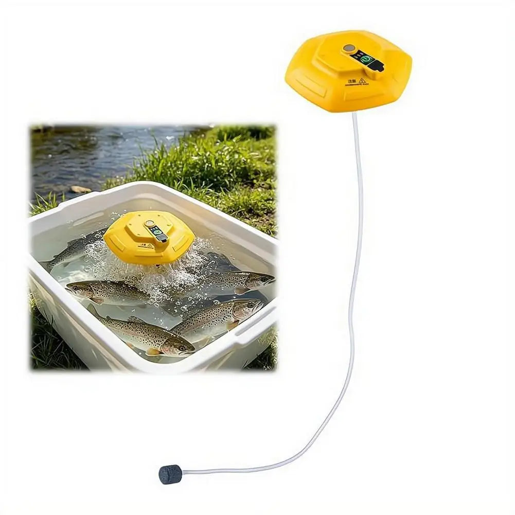 Floating Bait Aerator – Rechargeable Quiet Live Bait Oxygen Pump