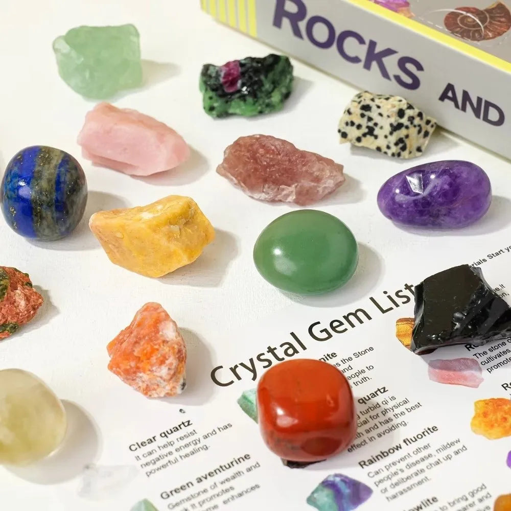 Christmas Crystal Gemstone Advent Calendar – 24-Grid Blind Box