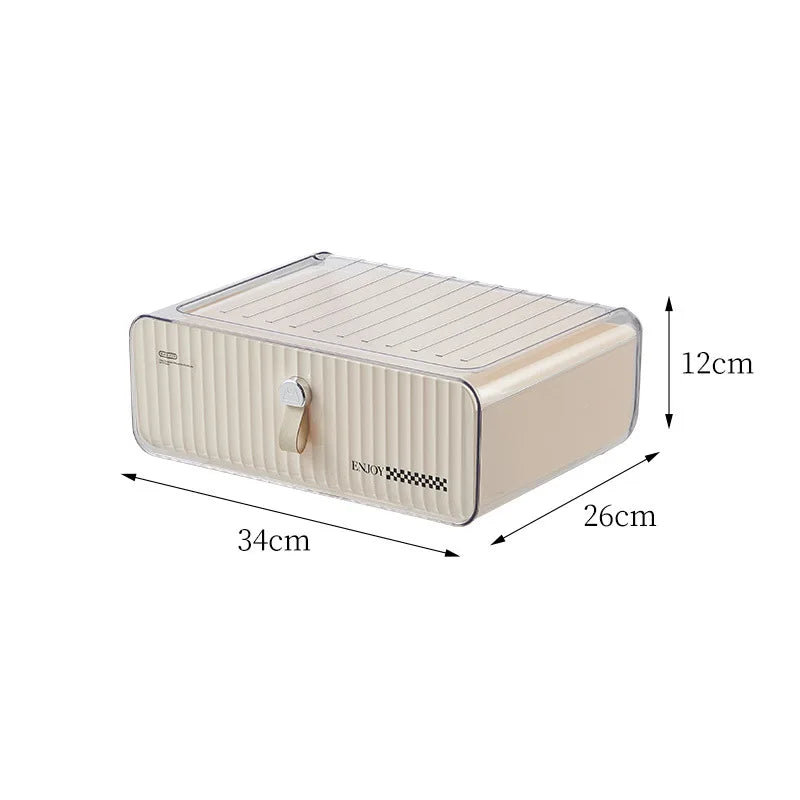 Underwear Organizer Drawer Box – 3-in-1 Dustproof Storage