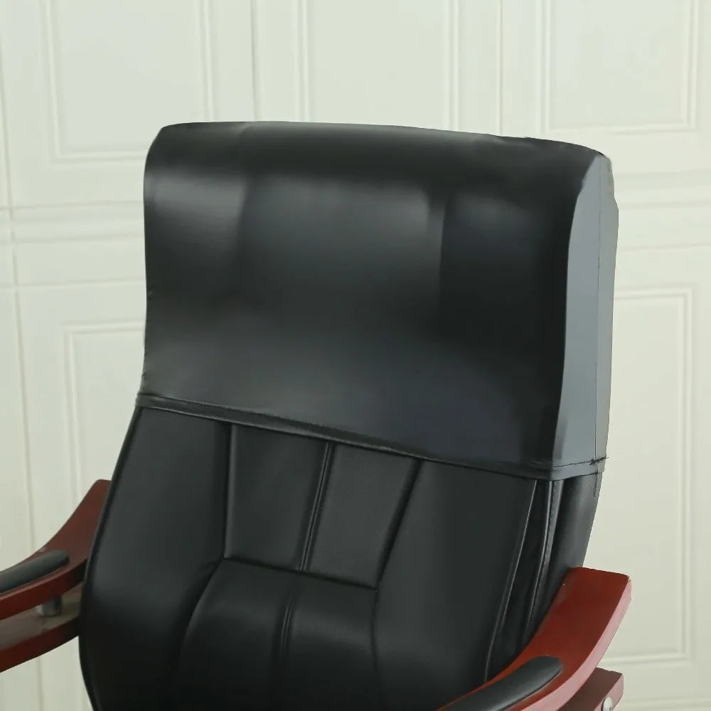 Waterproof Leather Chair Headrest Cover – Elastic Backrest Protector