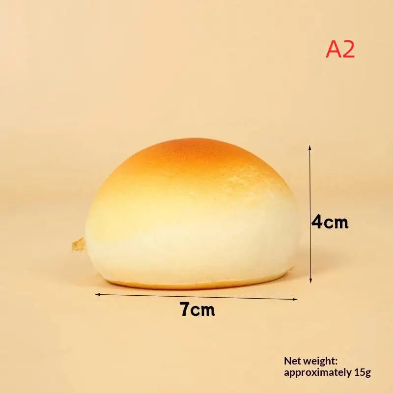 Milk Bread Squishy Toy – Realistic PU Squeeze Fidget Toy