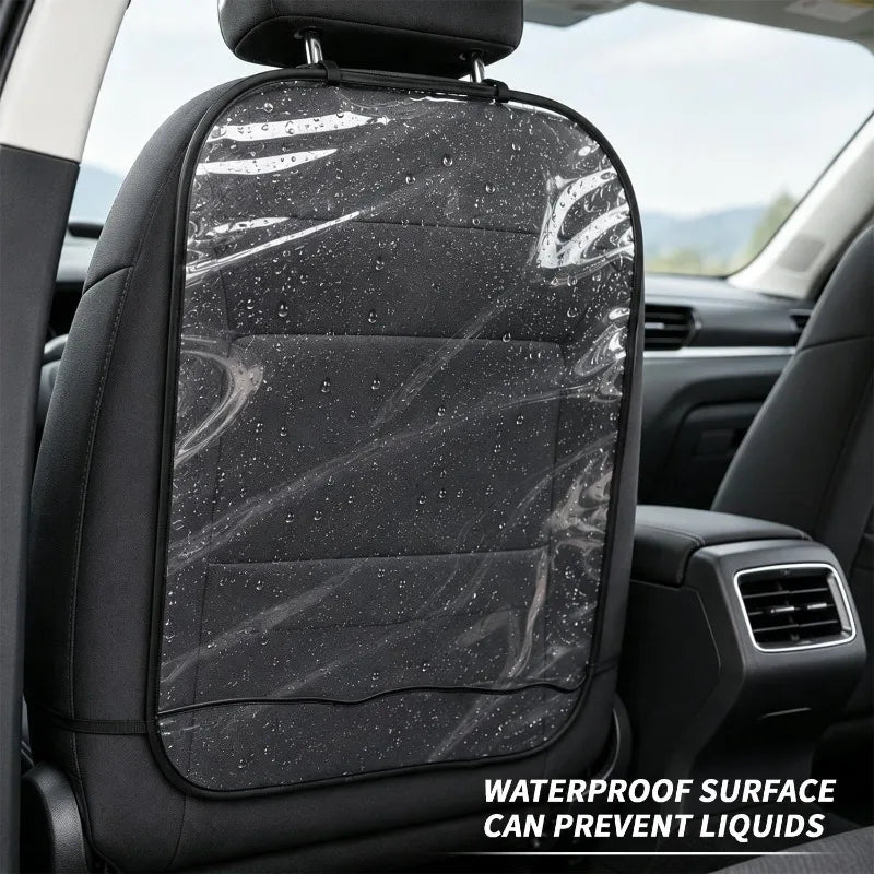 Transparent PVC Car Seat Kick Mat – Universal Kids & Pet Guard