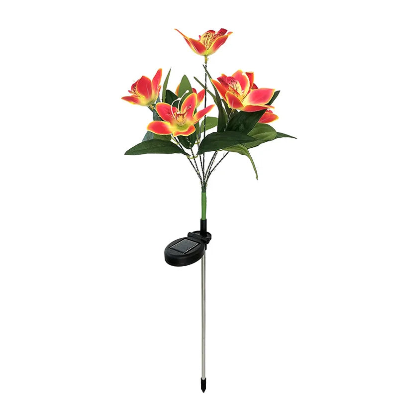 Solar Flower Garden Stake Light – 7-Head LED Lawn Lamp