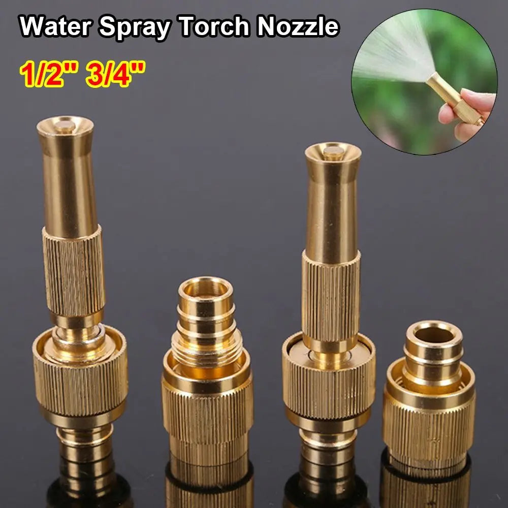 High Pressure Spray Nozzle Set – Brass 1/2" & 3/4" Quick Connect