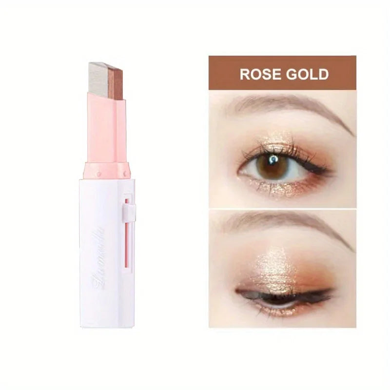 Two-Color Gradient Eye Shadow Stick – Long-Wear & Blendable