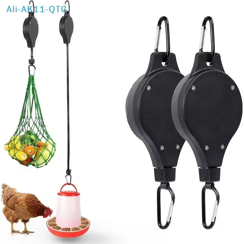 Adjustable Retractable Plant Pulley Hanger Hook | Pots & Baskets