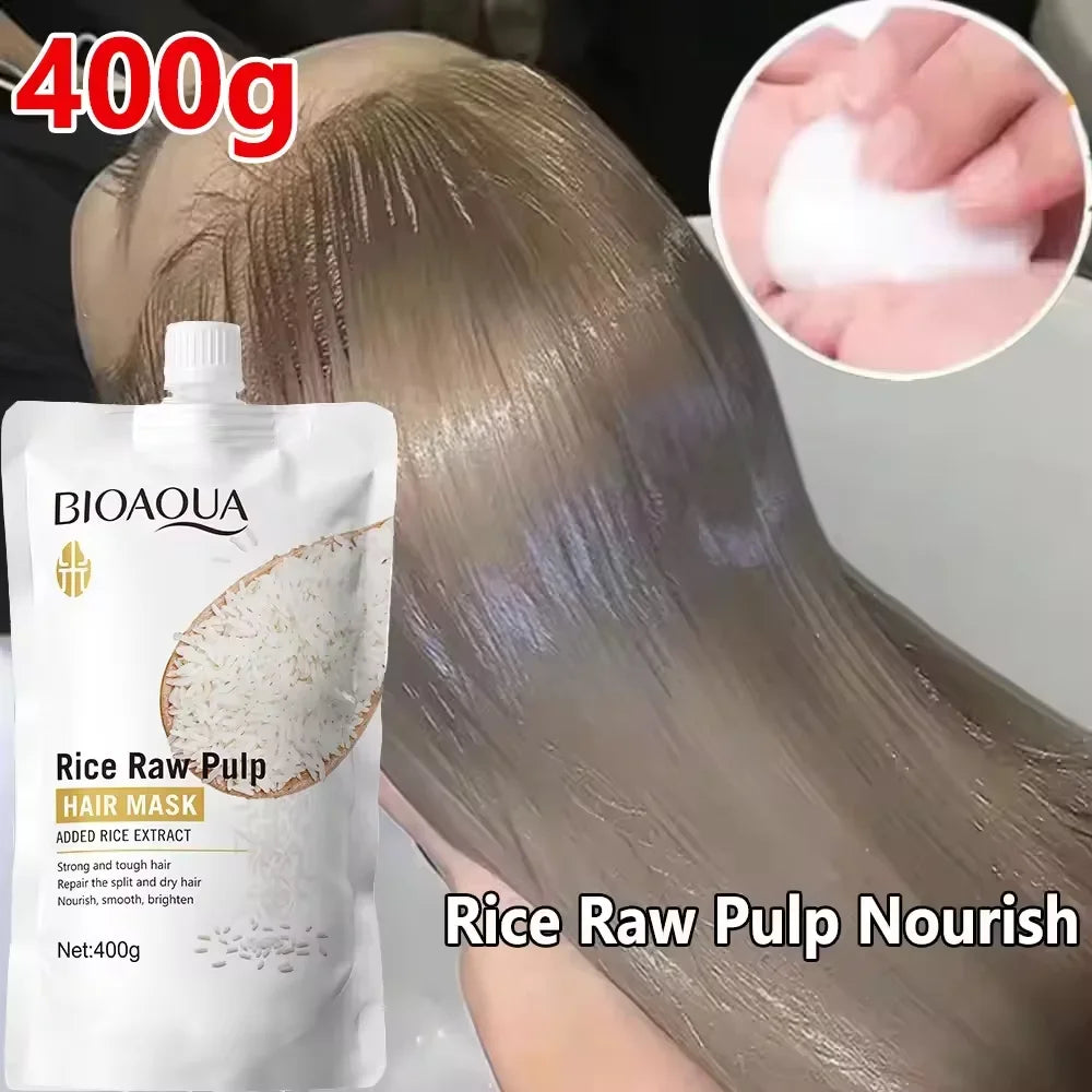 Rice Puree Hair Mask – Nourish, Repair & Smooth All Hair Types