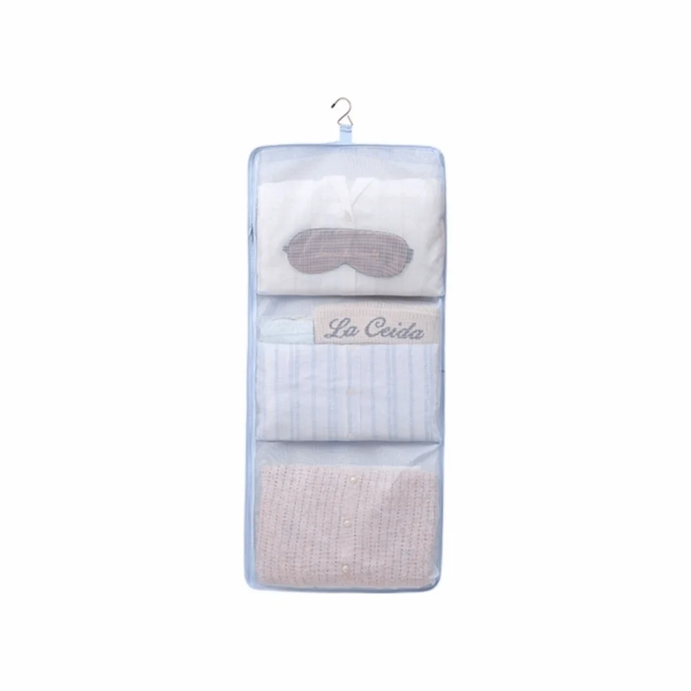 Hanging Clothes Organizer – Foldable Twill Fabric Multi-Pocket