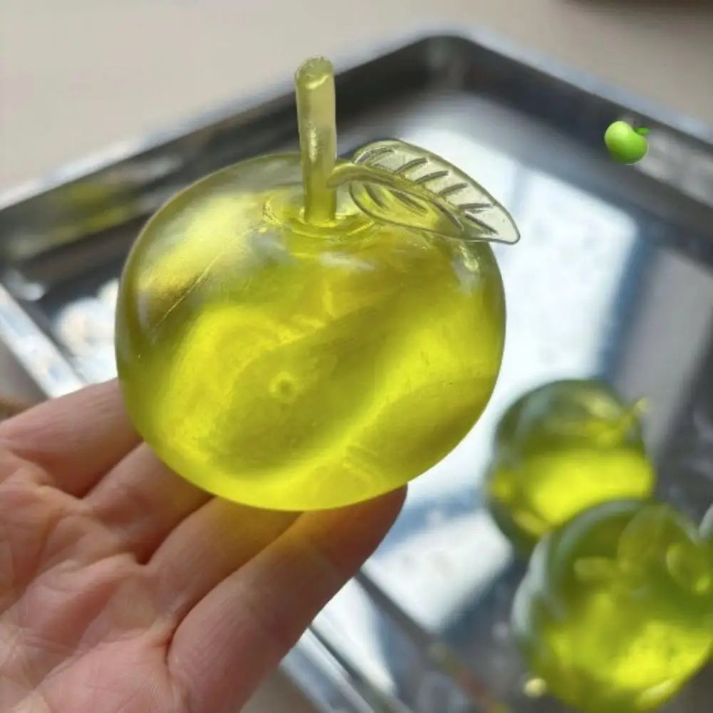 Squishy Green Apple Squeeze Toy – Slow Rebound Sensory Fun