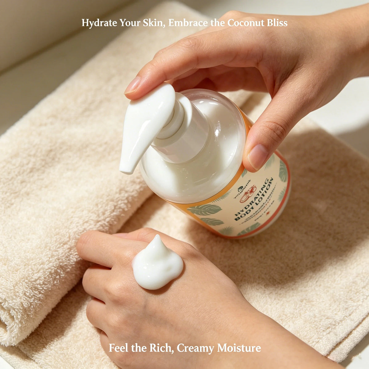 YITONGXIN 200ml Coconut Body Lotion – Lightweight & Moisturizing