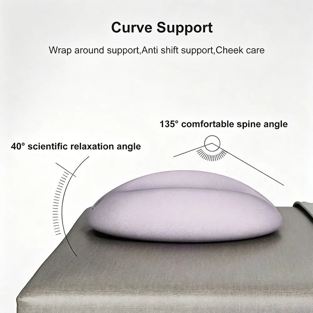 U-Shaped Memory Foam Facial Massage Pillow – Hollow Face Cushion