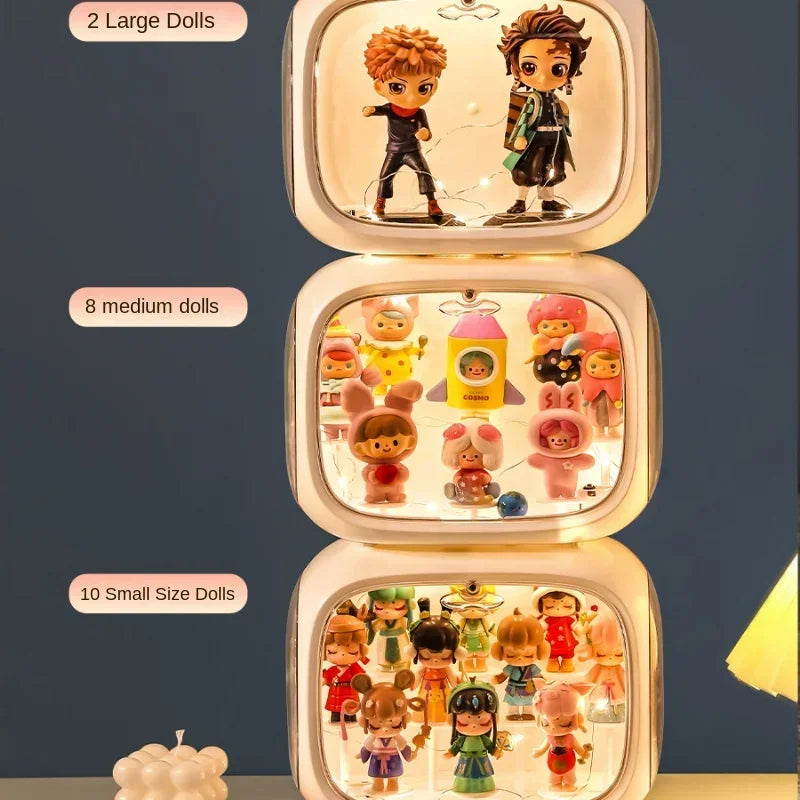 Wall Mounted Acrylic Display Case – Dustproof Figure Showcase