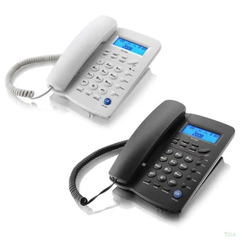 T21A Corded Home Phone – Caller ID, Speaker & Calculator