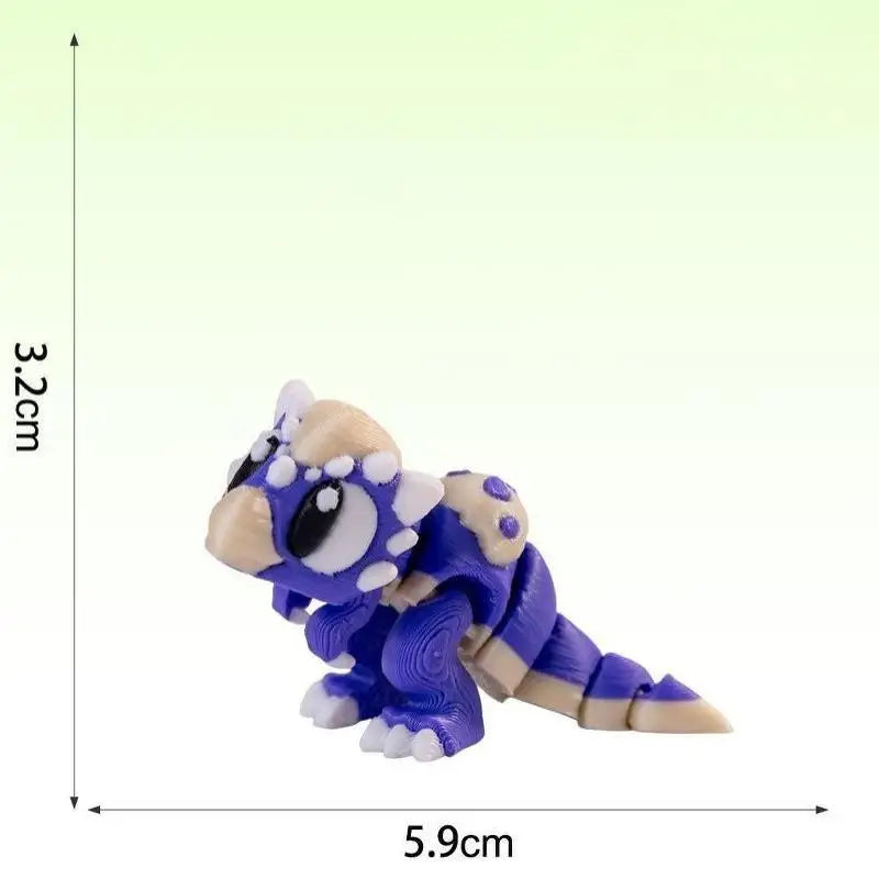 3D Printed Articulated Dinosaur Figure – Movable Joints Toy
