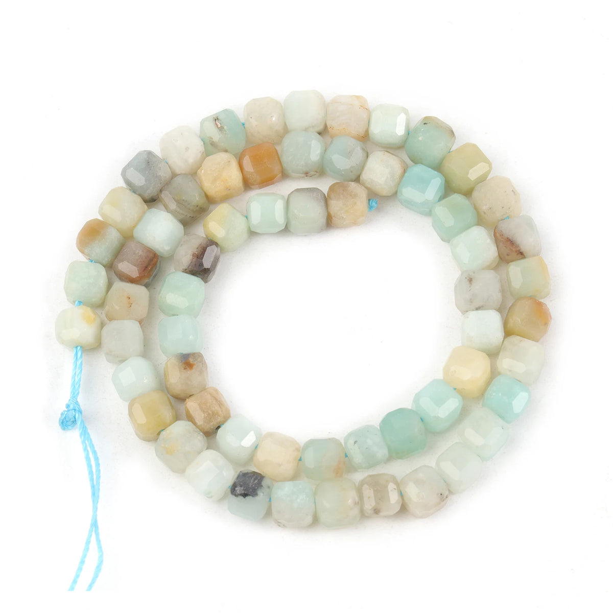 Tiger Eye Faceted Cube Beads 5mm – Natural Stone Spacer Strand