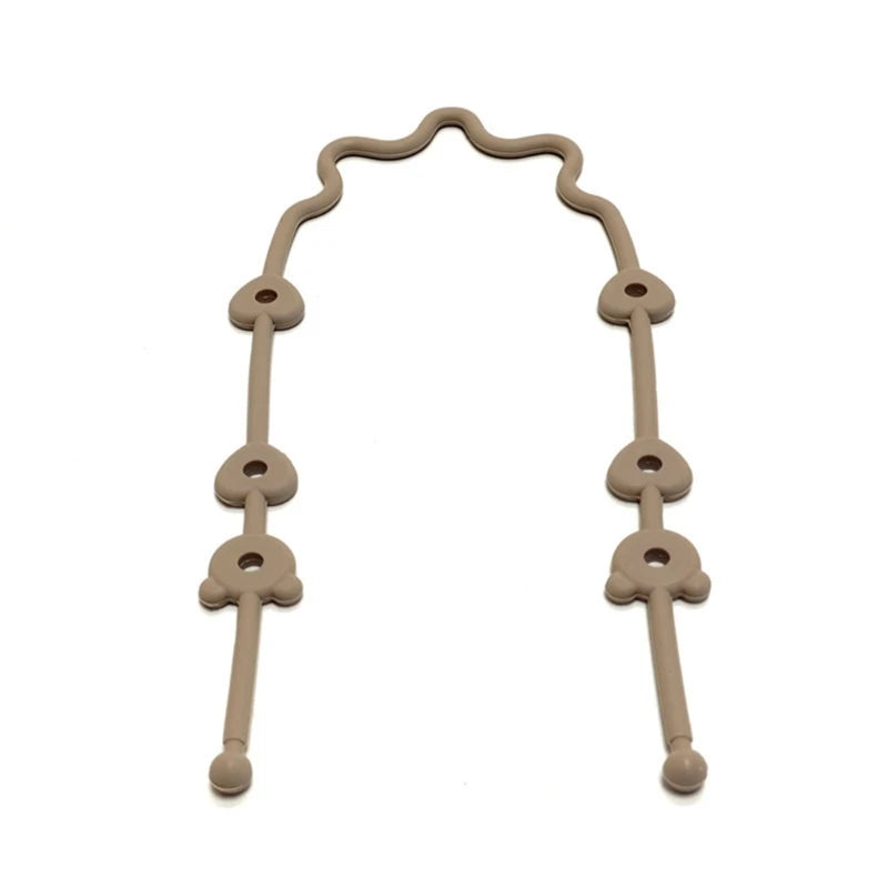 Silicone Baby Pacifier Clip Chain | Stroller & Highchair Strap