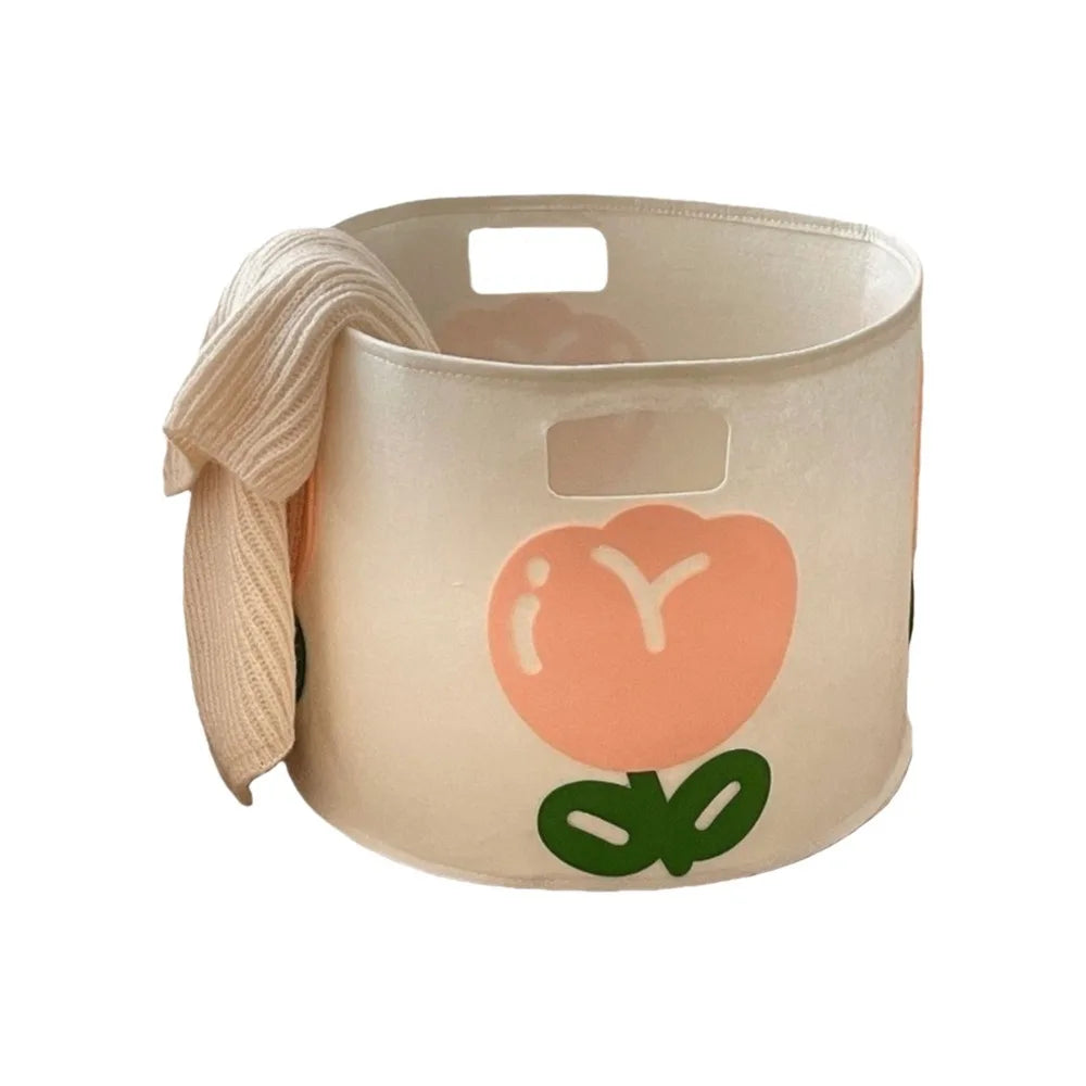 Tulip Laundry Hamper – Large Non-Woven Fabric Storage Basket