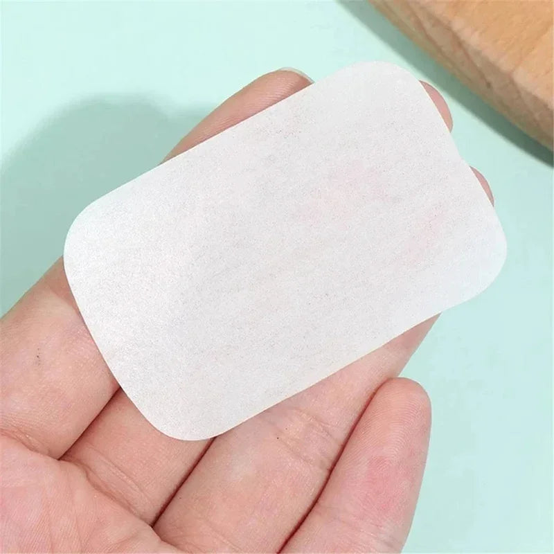 Portable Foaming Soap Sheets – Travel Hand Washing Tablets