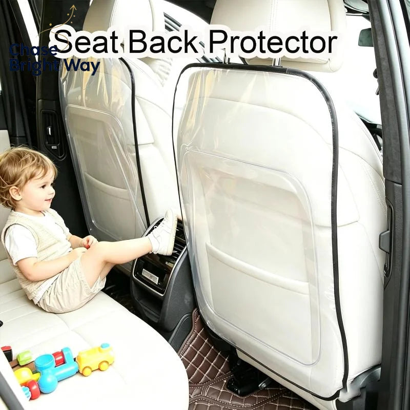 Transparent Car Seat Back Protector – Anti-Kick Mat