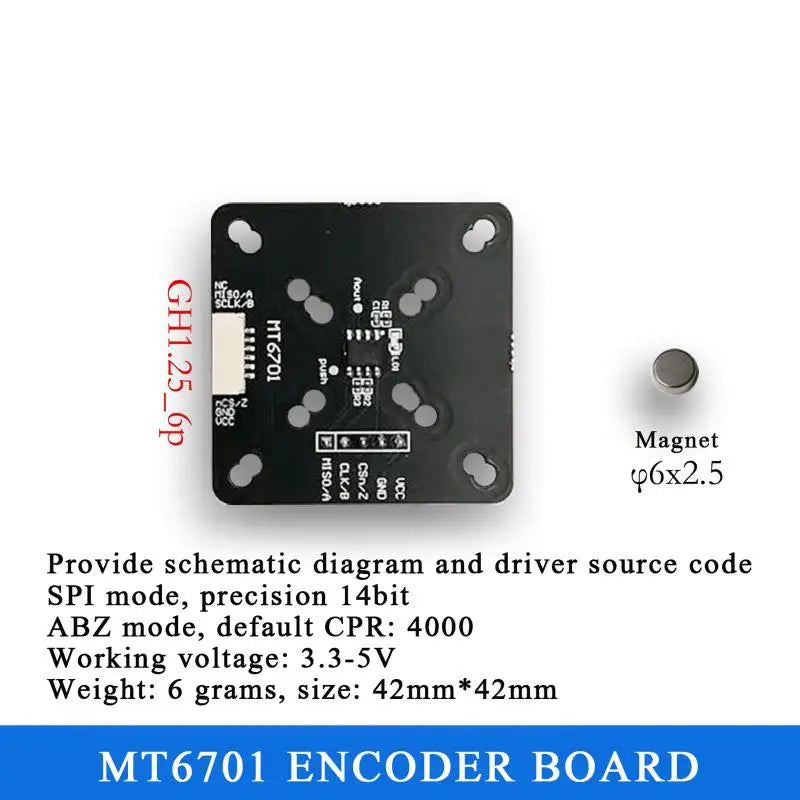 MT6835 Magnetic Encoder – 12-Bit I2C Rotary Position Sensor
