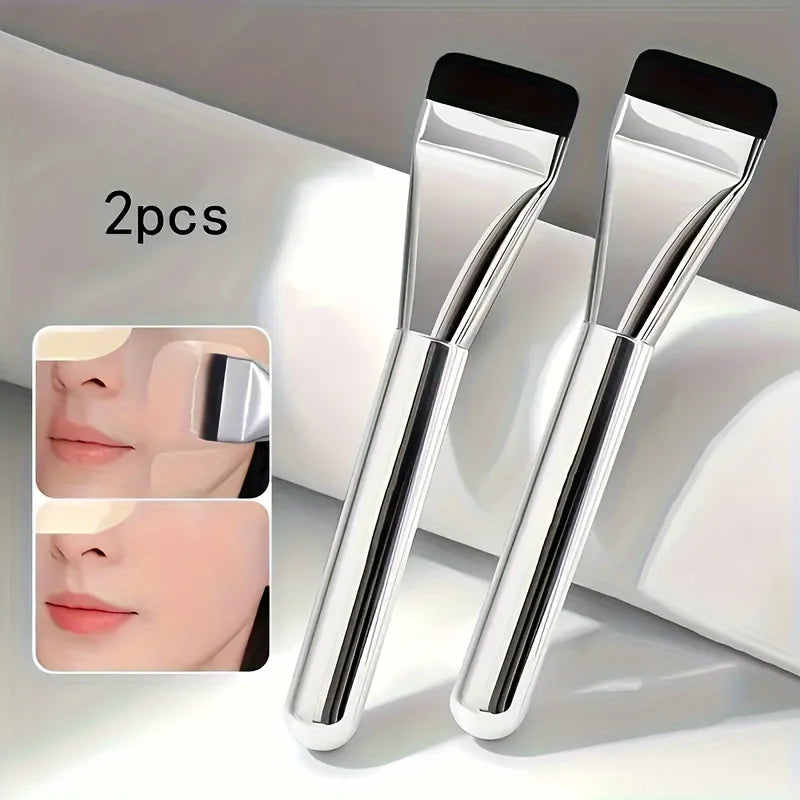 Ultra Fine Flat Foundation Brush – Mask & Concealer Makeup Tool