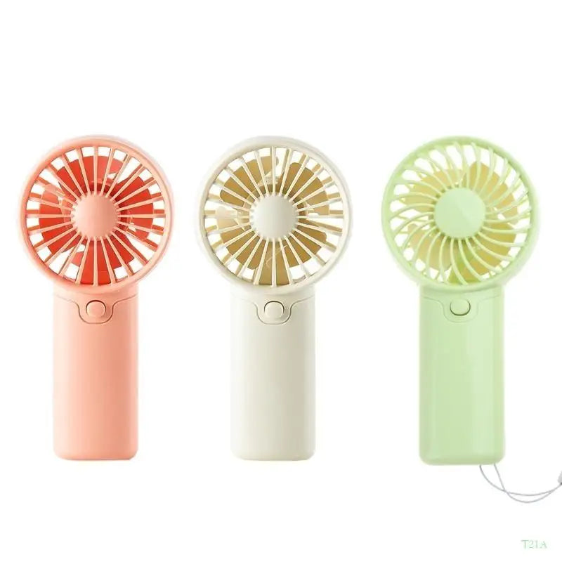 T21A Portable Handheld Fan – AAA Battery Mini Travel Fan