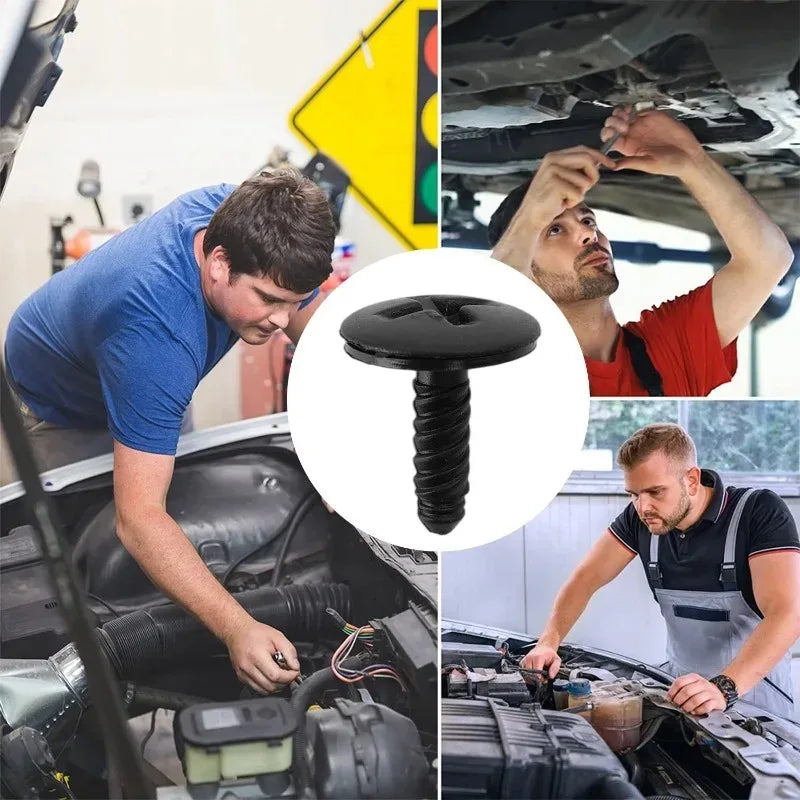 VW Screw Fixing Rivets 7H0915450 – Trim Clips 10-Pack