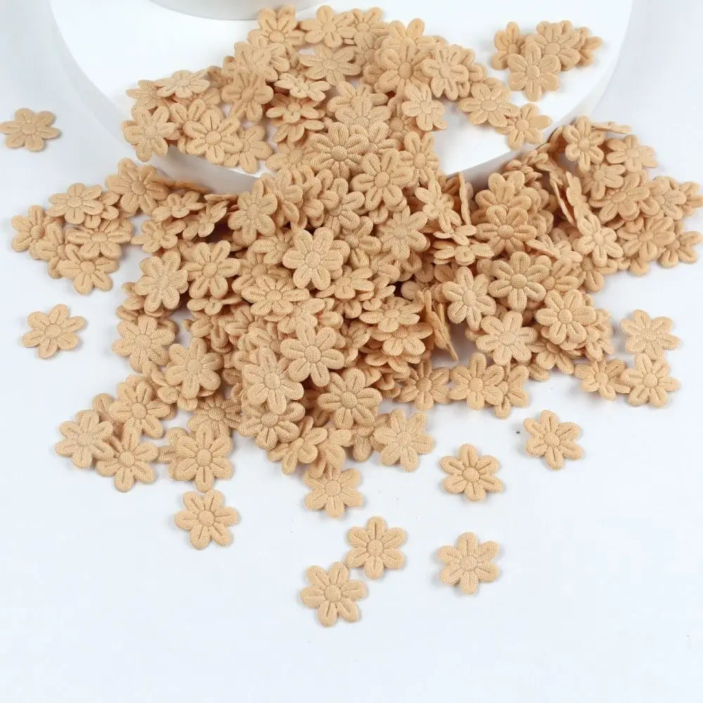 100pcs 2cm Felt Five-Petal Flower Stickers – DIY Craft Pack