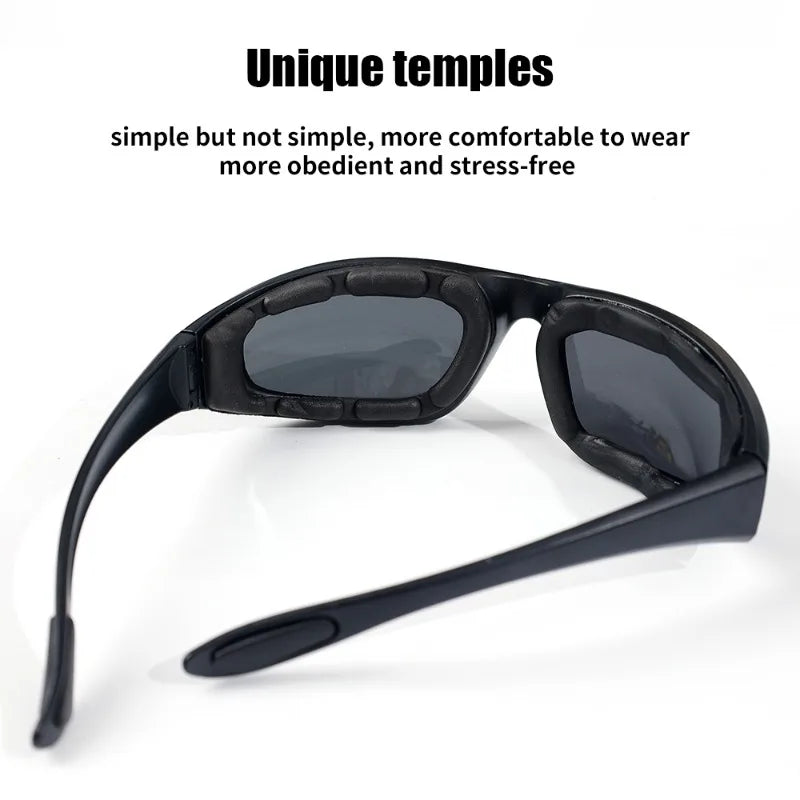 Yellow Lens Riding Goggles – Anti-UV Outdoor Sports Sunglasses