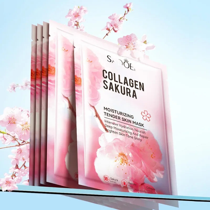 Sadoer Sakura Face Sheet Mask – Hydrating Collagen Brightening