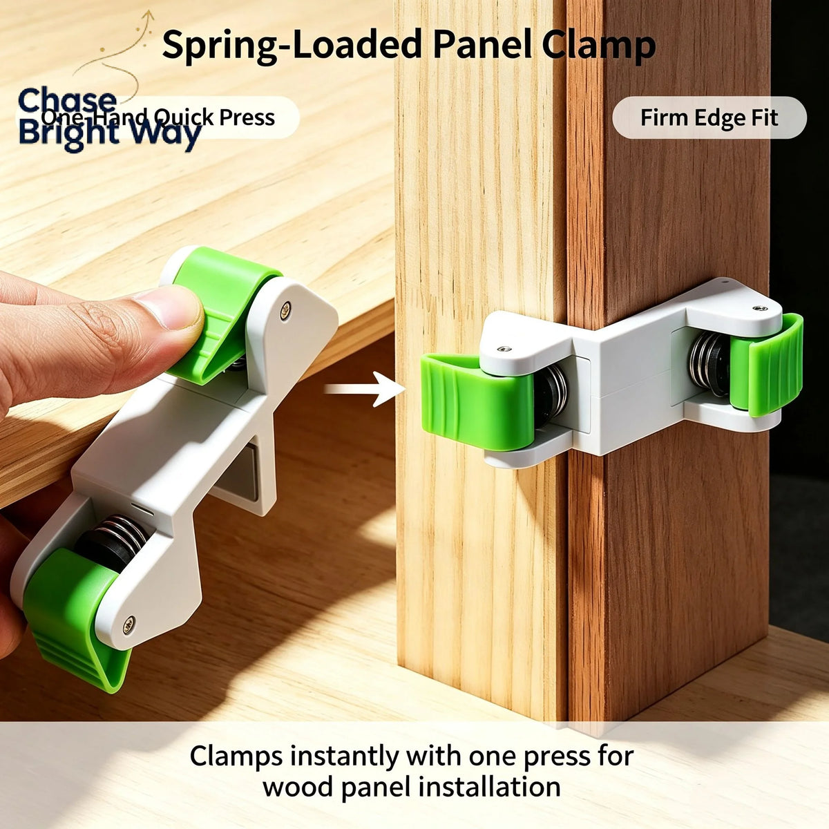 Spring Quick-Release Cabinet Marking Jig | Woodworking Fixture
