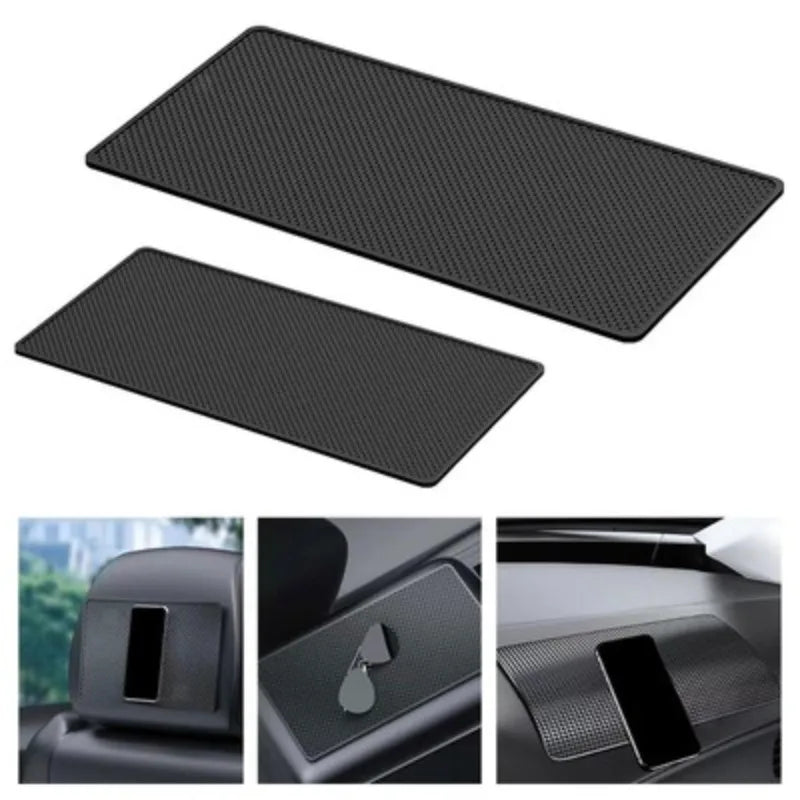 Car Dashboard Anti-Slip Grip Mat – Holds Phone, Keys & More