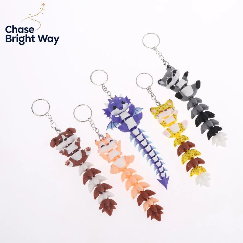 3D Printed Articulated Animal Ornament – Hanging Decoration