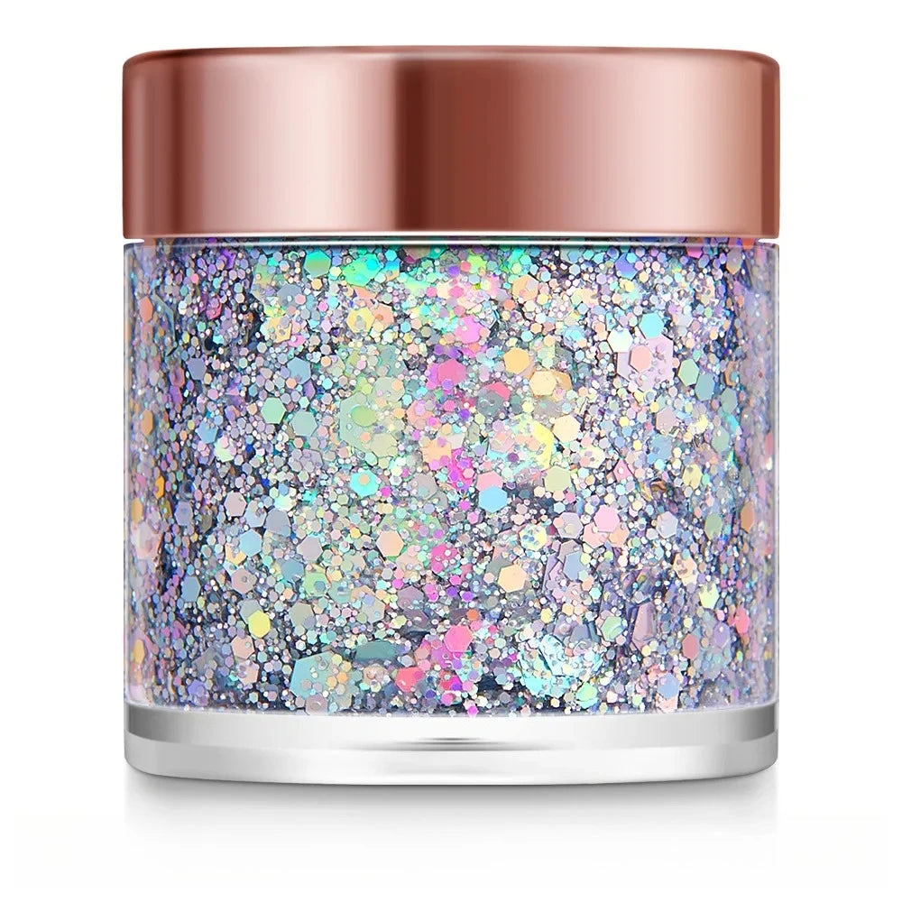 Glitter Gel Stick – Holographic Sequins Face & Body Makeup