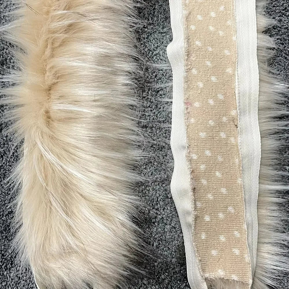 1M Faux Fur Trim Ribbon – Fluffy DIY Clothing Decoration