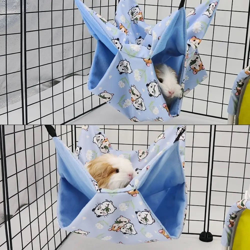 Double Layer Fleece Hamster & Guinea Pig Hanging Hammock