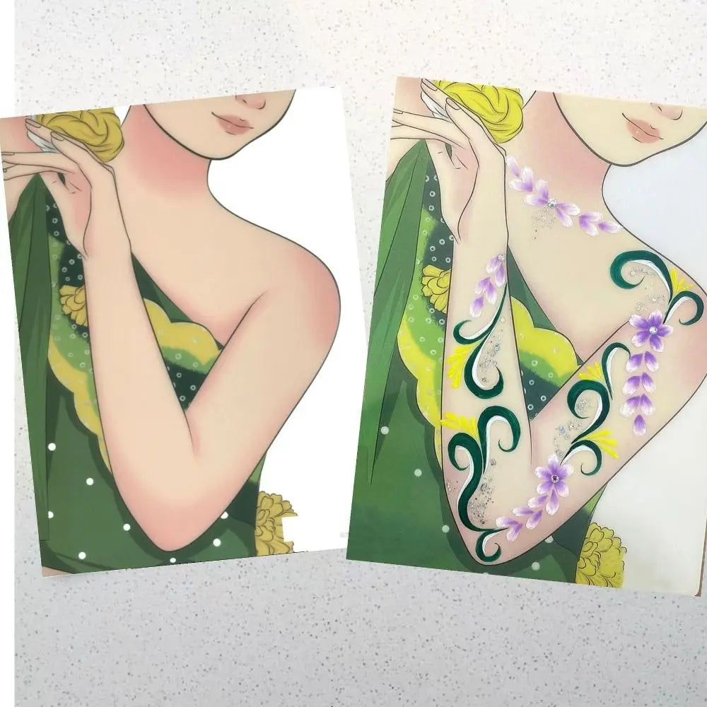 Reusable Face Painting Practice Board – Washable Stencil